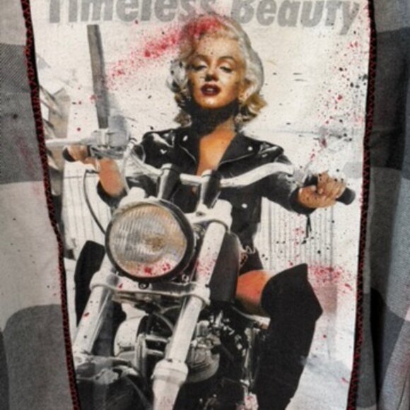 BROKEN BANDIT CUSTOM ONE OF A KIND UPCYCLED FLANNEL - Picture 5 of 12